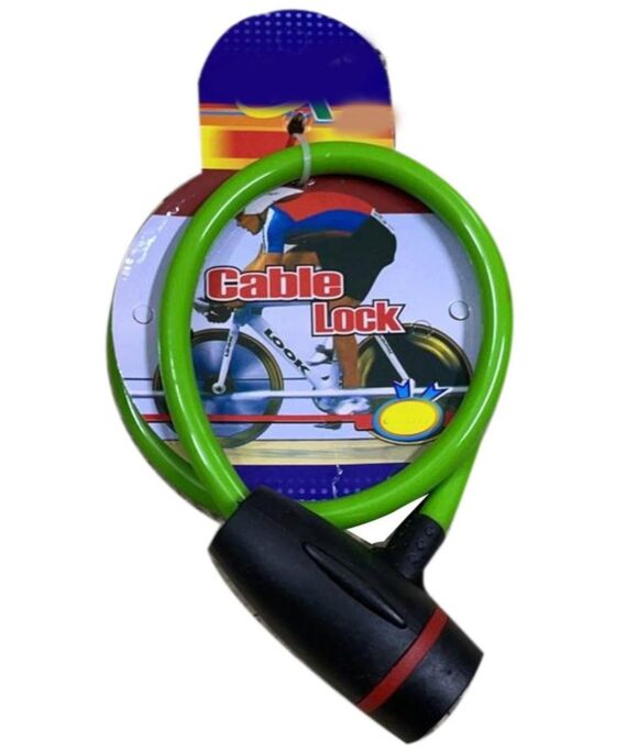 Bicycle/Helmet Lock With Key - 12X650