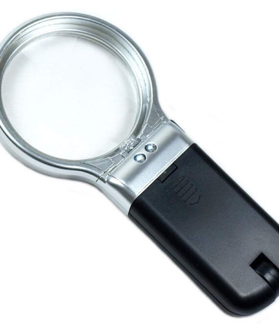 Folding Magnifying Glass With LED Stand And UV