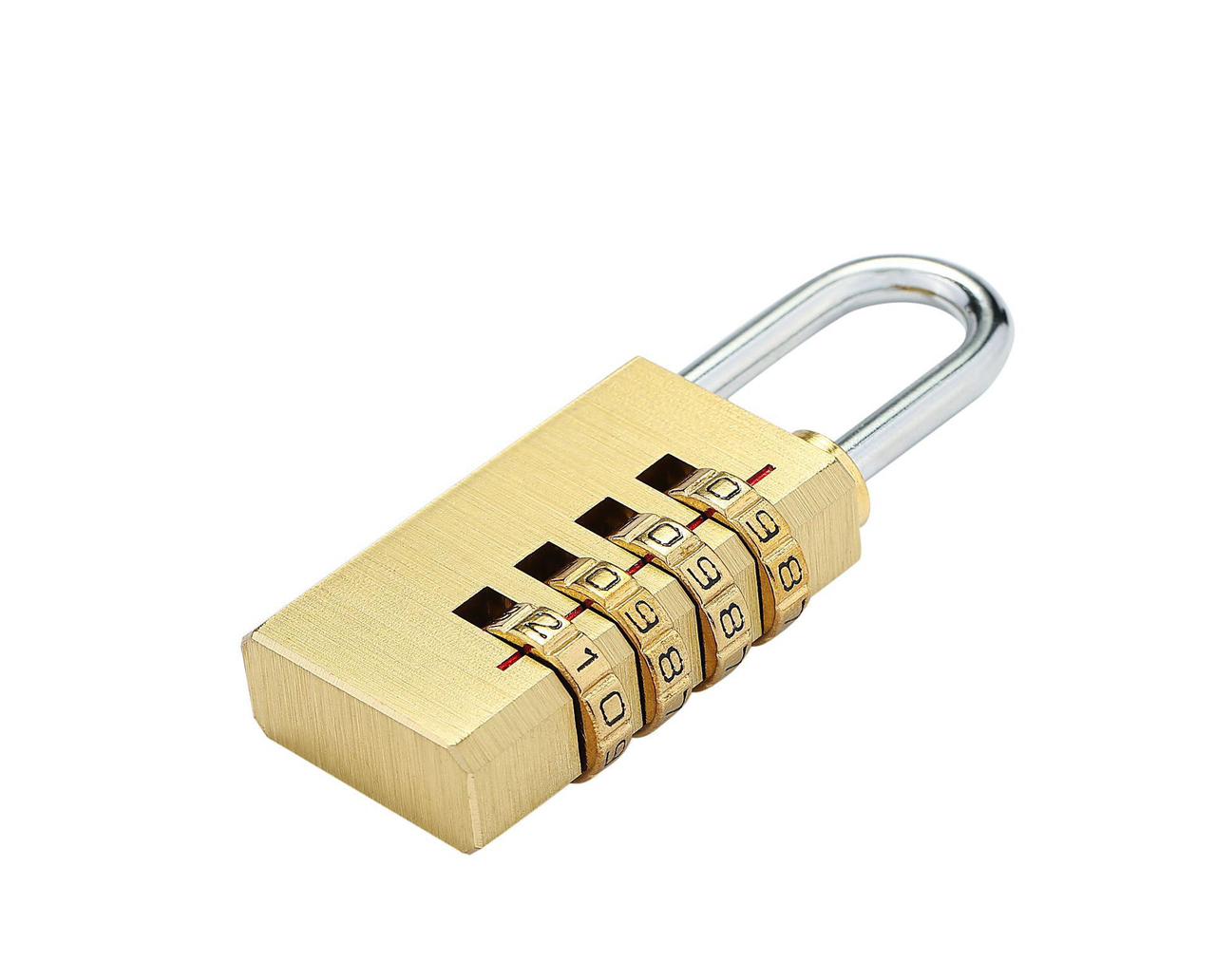 Combination 304 4 Digit - Brass