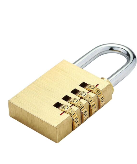 Brass Combination 404 4 Digit - Brass