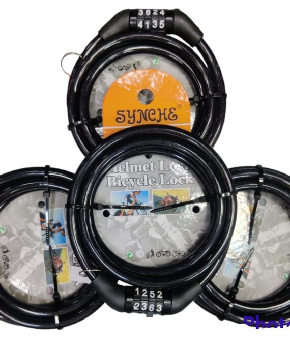 Bicycle/Helmet Number Lock Non Resettable - 8x1200