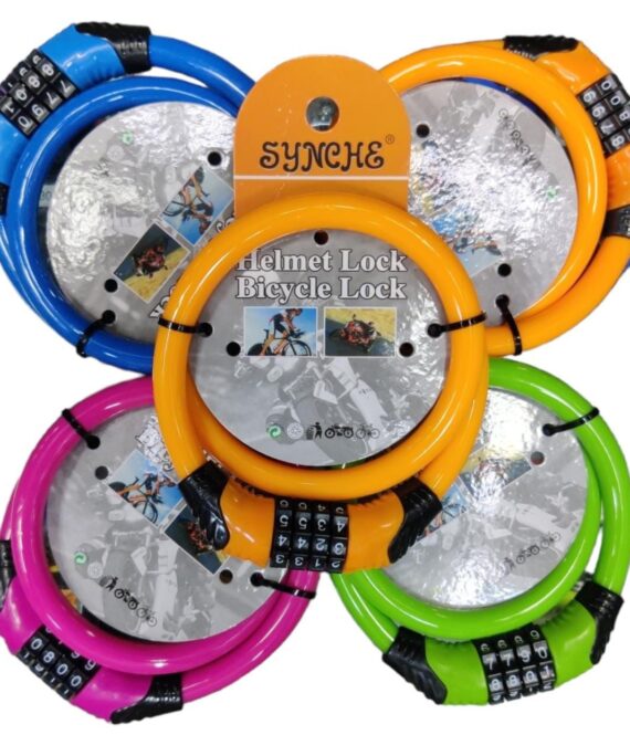 Bicycle/Helmet Number Lock Resettable - 12x1200