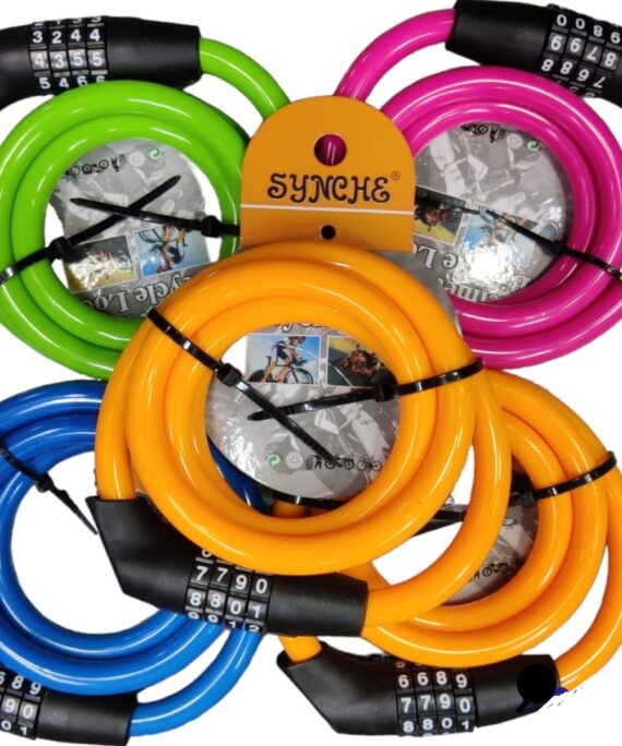 Bicycle/Helmet Number Lock Resettable - 12x1200