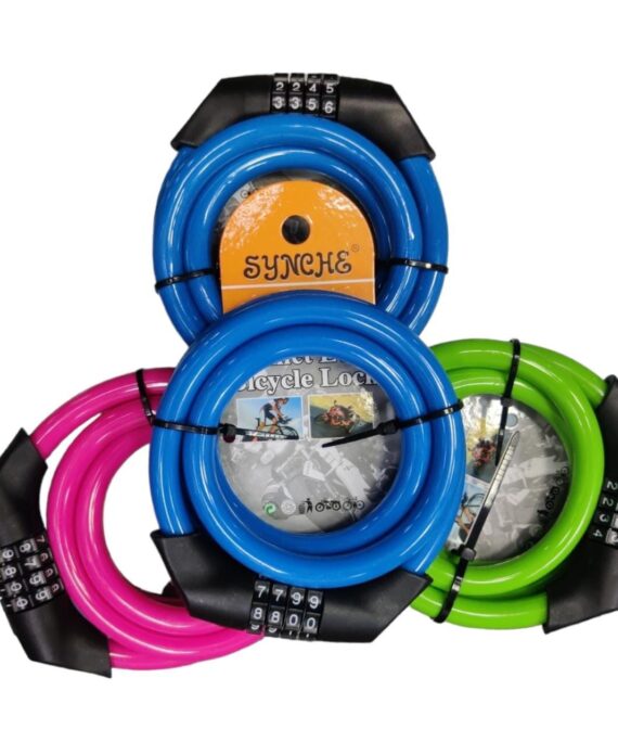 Bicycle/Helmet Number Lock Resettable - 12x1200