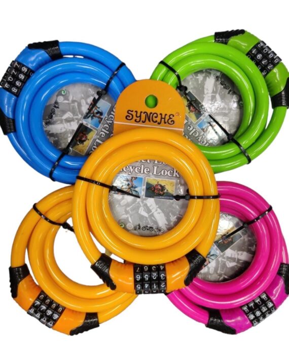 Bicycle/Helmet Number Lock Resettable - 12x1200