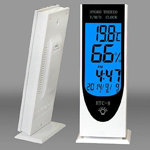 Thermometer, Hygrometer & Clock Calendar