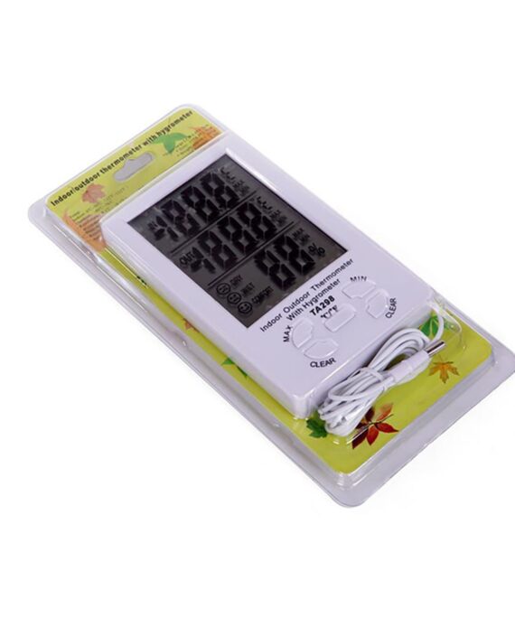 Thermometer, Hygrometer & Clock Calendar Indoor Outdoor
