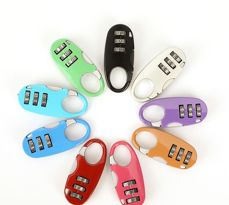 Combination Padlocks 3 Digit - Zinc Alloy + ABS