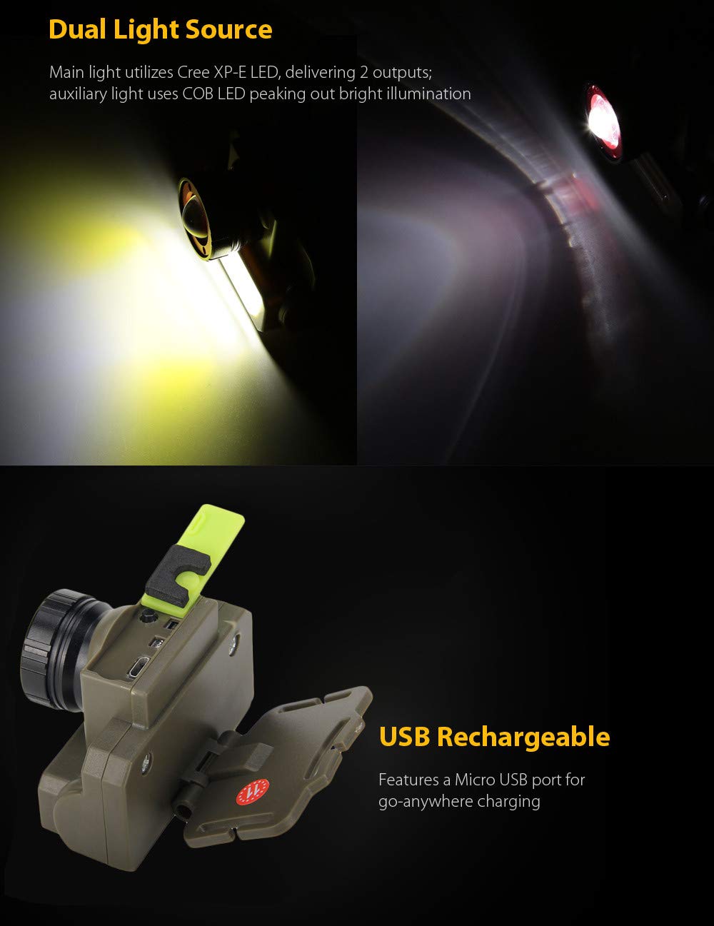 Headlight + Cab Light