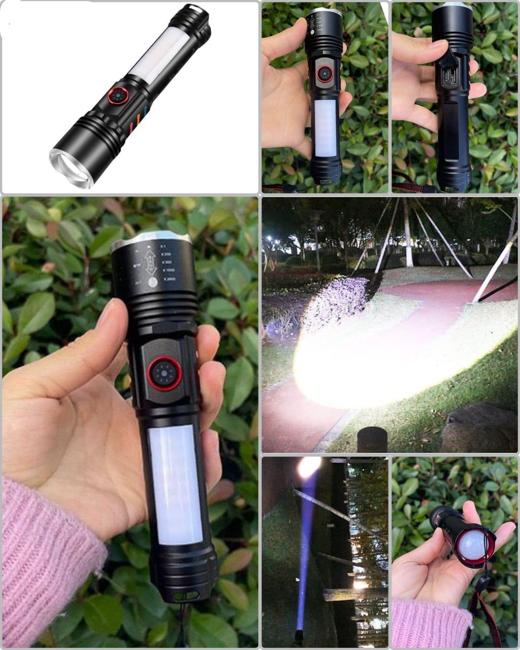 USB Rechargeable Torch With Night Sensor